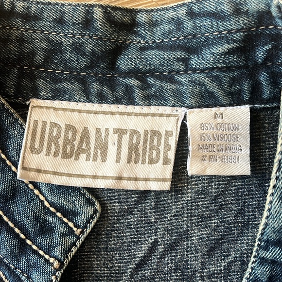 Urban Tribe jean Jacket vintage denim - Picture 3 of 4